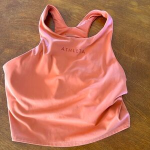 Athleta athletic bra, M, tag removed. Burnt orange. Great condition!